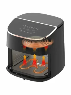 Grillit & Grillitarvikkeet|Wilfa Dualfry Airfryer -kiertoilmakypsennin 8 L BLACK