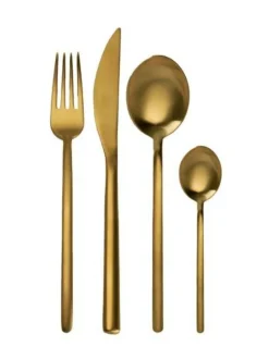 Aterimet & Tarjoiluvälineet|Mepra Due Ice Oro aterinsetti 24 osaa