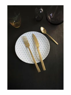 Aterimet & Tarjoiluvälineet|Pintiinox Duke satin -aterimet 24-pack SUN