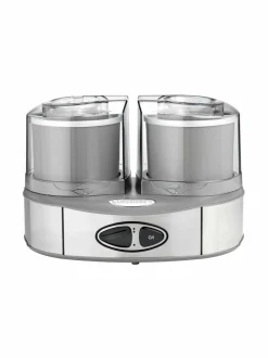 Muut Keittiölaitteet|Cuisinart Duo-jäätelökone 2 x 1 l SILVER
