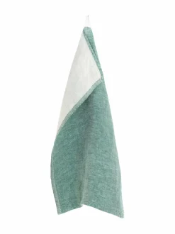Keittiö- & Kattaustekstiilit|Lapuan Kankurit Duo-pellavapyyhe 48 x 70 cm 74 ASPEN GREEN-LINEN
