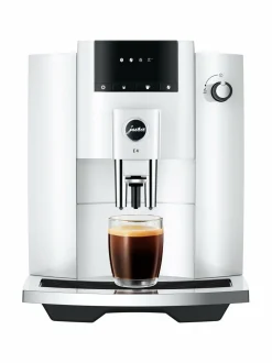 Kahvin- & Vedenkeittimet|Jura E4 Piano -kahvikone WHITE