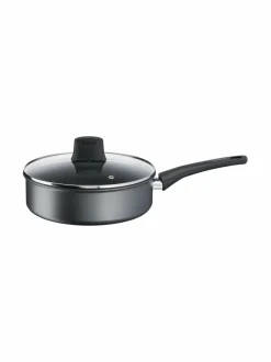 Keitto- & Paistoastiat|Tefal Easy Chef -paistokasari ja lasikansi 24 cm BLACK