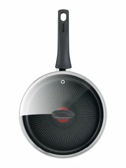 Keitto- & Paistoastiat|Tefal Easy Chef -paistokasari ja lasikansi 24 cm BLACK
