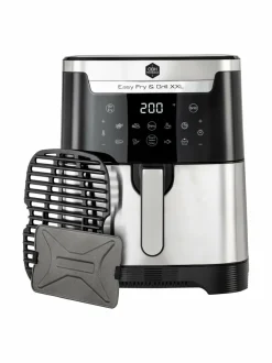Muut Keittiölaitteet|Obh Nordica Easy Fry & Grill XXL 2in1 -ilmafriteerauskeitin SILVER/BLACK