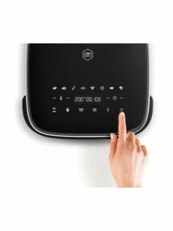 Muut Keittiölaitteet|Obh Nordica Easy Fry XL Surface Air Fryer -kiertoilmakypsennin, 1kg BLACK
