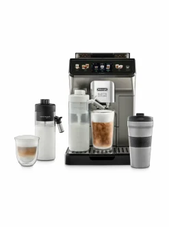Kahvin- & Vedenkeittimet|Delonghi ECAM450.86.T Eletta Explore Coffee Machine -kahviautomaatti GREY