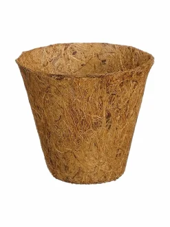 Työkalut|Mica Ecoco round coir -kookosruukut 5 kpl BROWN