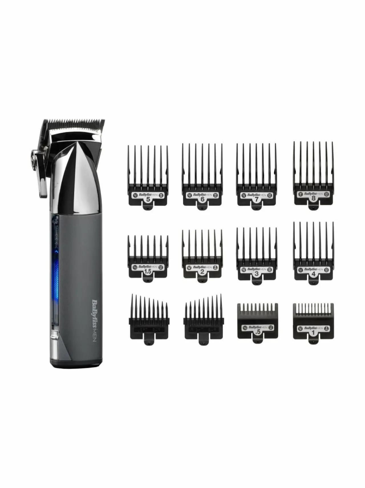 Hiustenhoito|Babyliss E996E Super X Metal Clipper -hiustenleikkuukone GREY