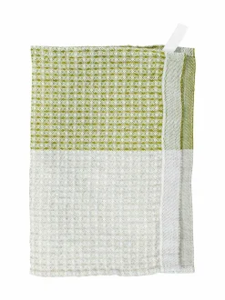 Keittiö- & Kattaustekstiilit|Lapuan Kankurit Eeva-tiskiliina, 25 x 32 cm 4 LINEN-OLIVE
