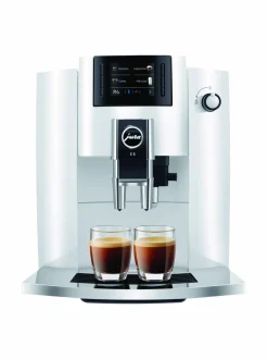 Kahvin- & Vedenkeittimet|Jura E6-kahviautomaatti WHITE