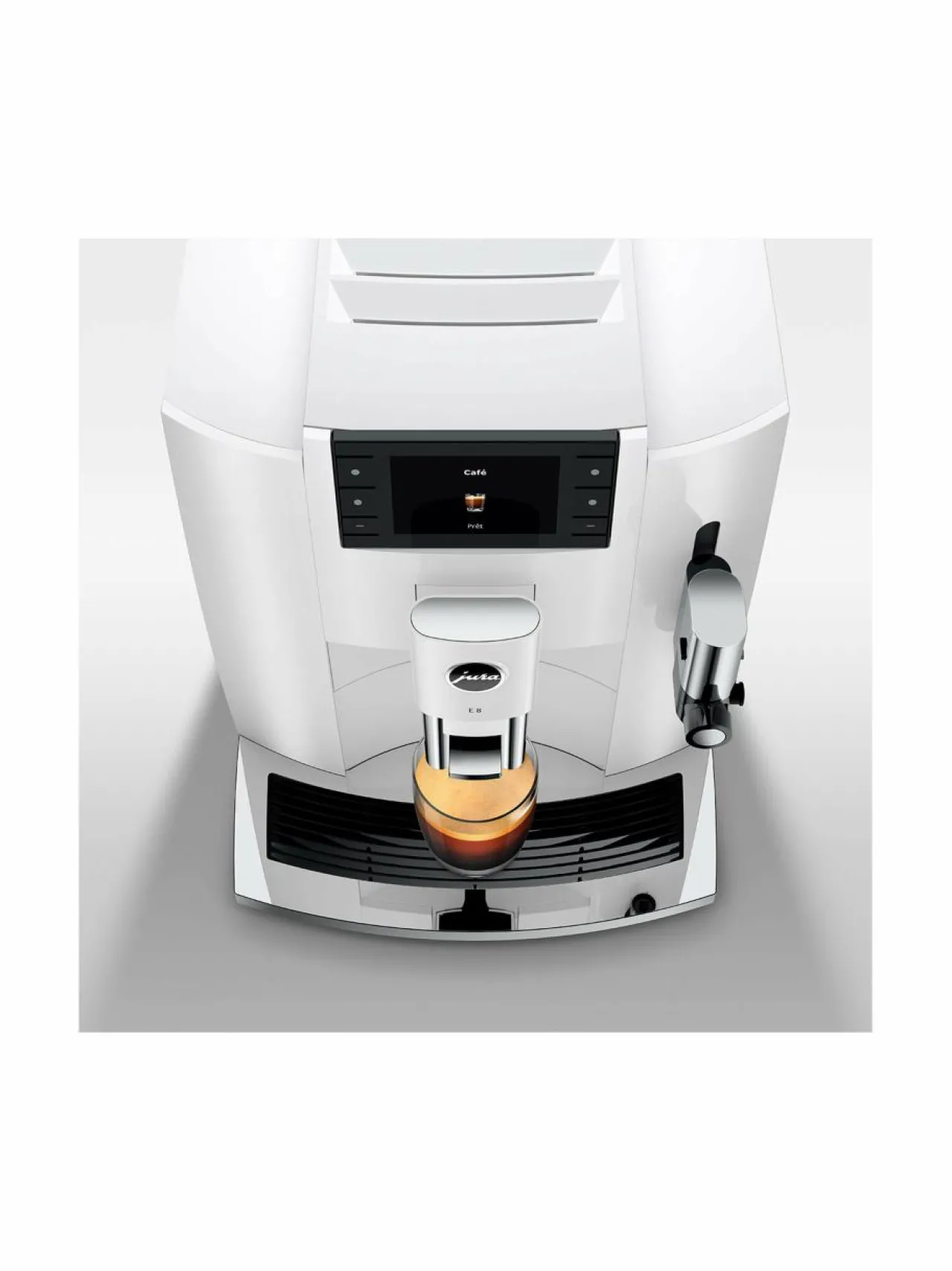 Kahvin- & Vedenkeittimet|Jura E8-kahvikone WHITE