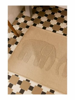 Kylpyhuonetekstiilit|Finlayson Elefantti-kylpymatto 50 x 80 cm BEIGE