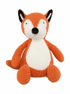 Liinavaatteet|Pentik Elmo Kettu -neulelelu 28 cm ORANSSI