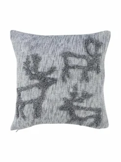 Sisustustyynyt|Huovat & Päiväpeitot|Pentik Embroidered-tyynynpäällinen 45 x 45 cm SILVER