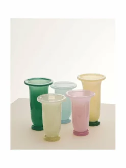 Koriste-Esineet|HAY Empire Large -maljakko GREEN WITH DARK GREEN RIM