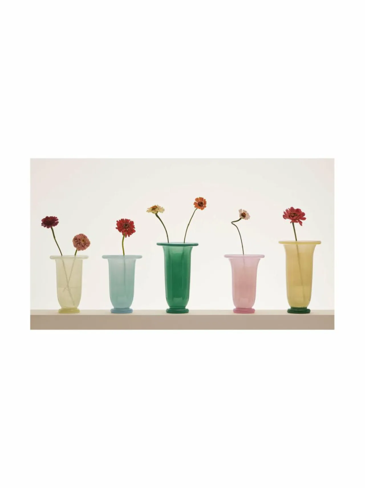 Koriste-Esineet|HAY Empire Medium -maljakko ICE BLUE WITH LIGHT BLUE BASE