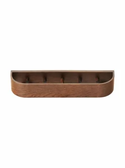 Hyllyt & Kaapit|Audo Copenhagen Epoch Rack -naulakko 50 cm DARK STAINED OAK