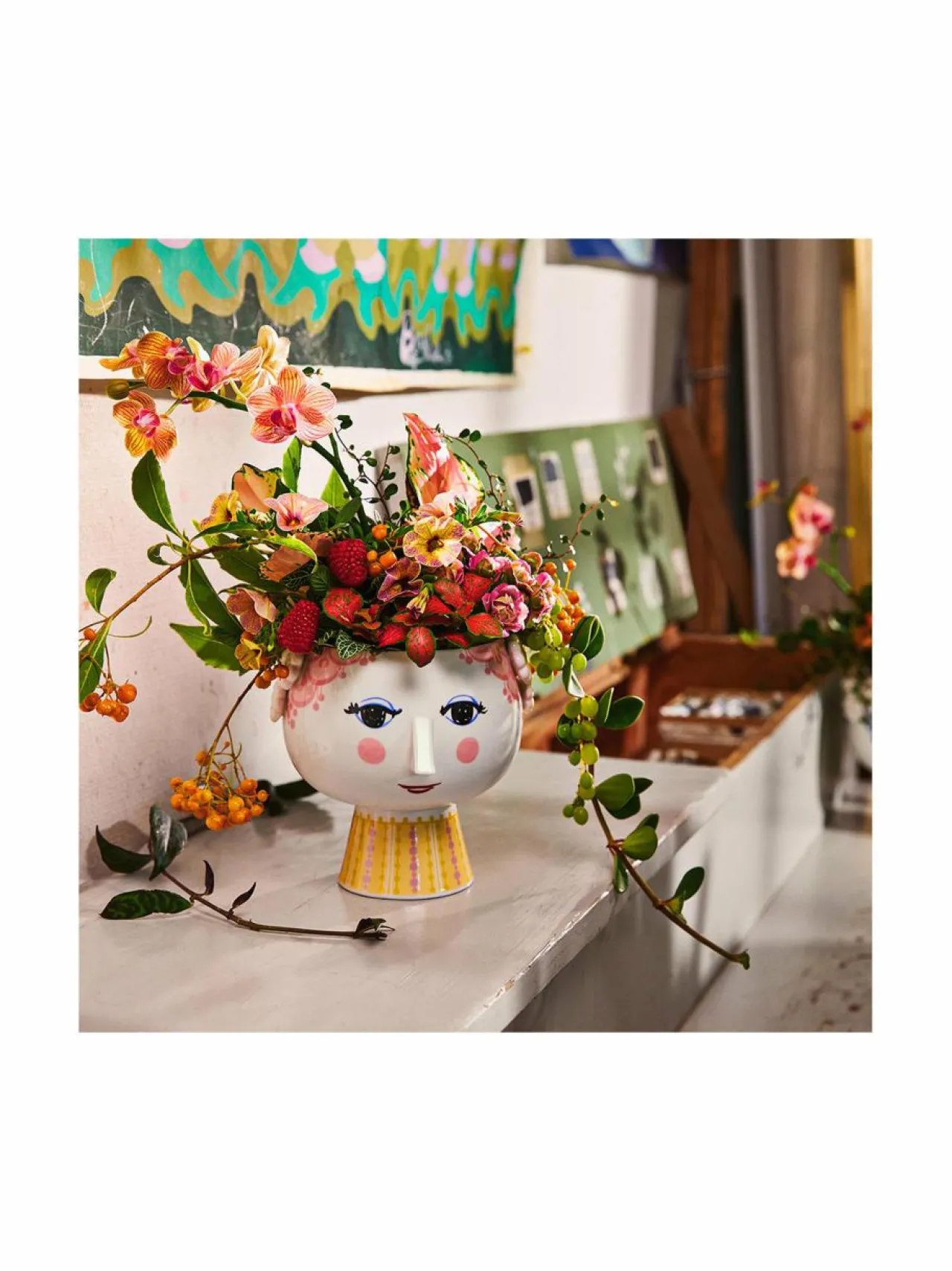 Ruukut & Istutusastiat|Bjørn Wiinblad Eva-kukkaruukku 14,5 cm PINK