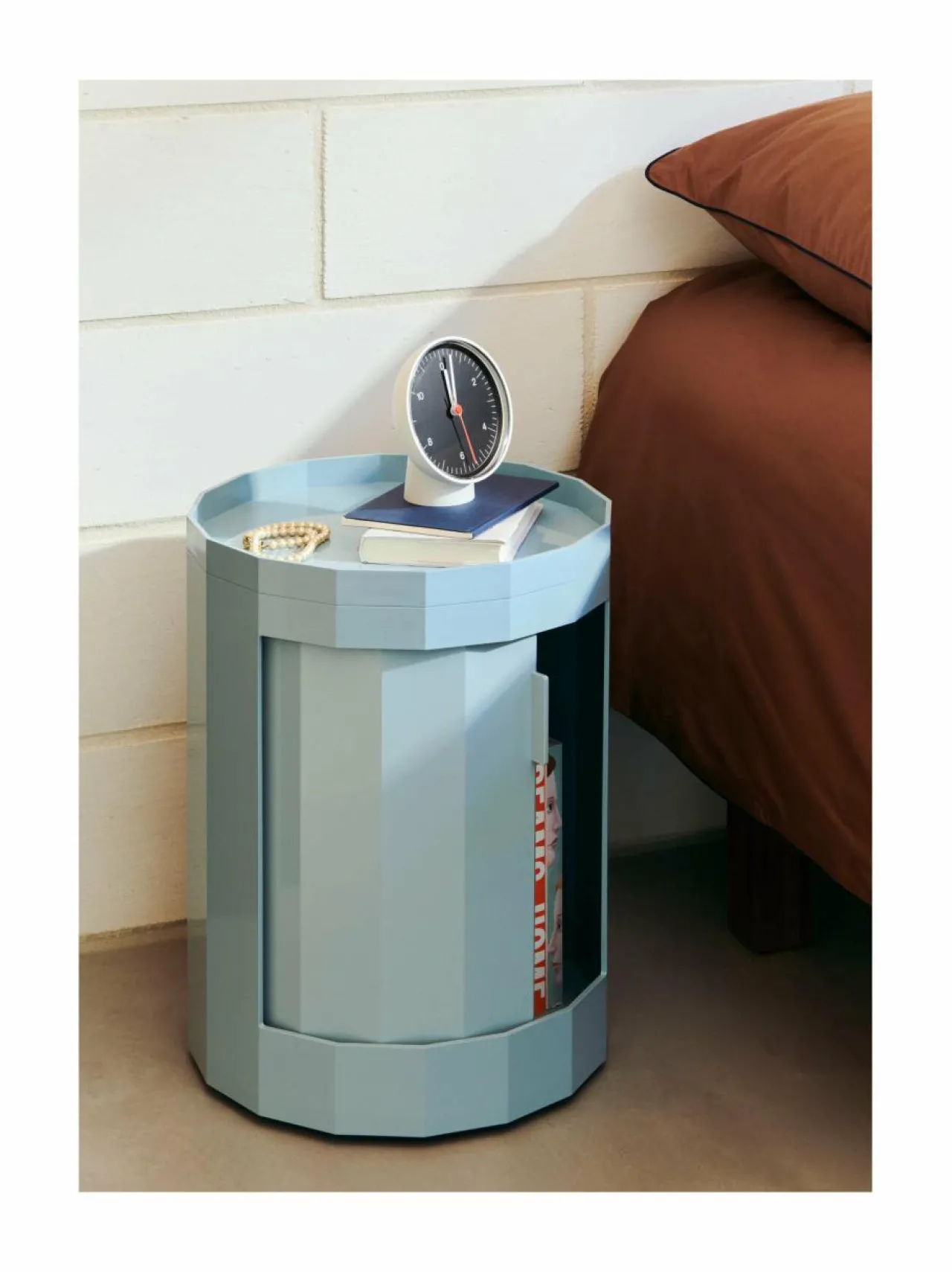 Lipastot & Tasot|HAY Facet Low -kaappi MISTY BLUE