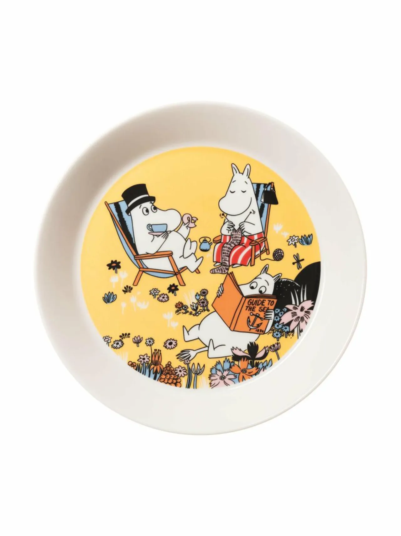 Lautaset & Kulhot|Moomin Arabia Family Time -lautanen 19 cm YELLOW