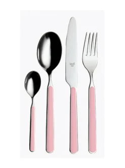 Aterimet & Tarjoiluvälineet|Mepra Fantasia aterinsetti 24 osaa PINK