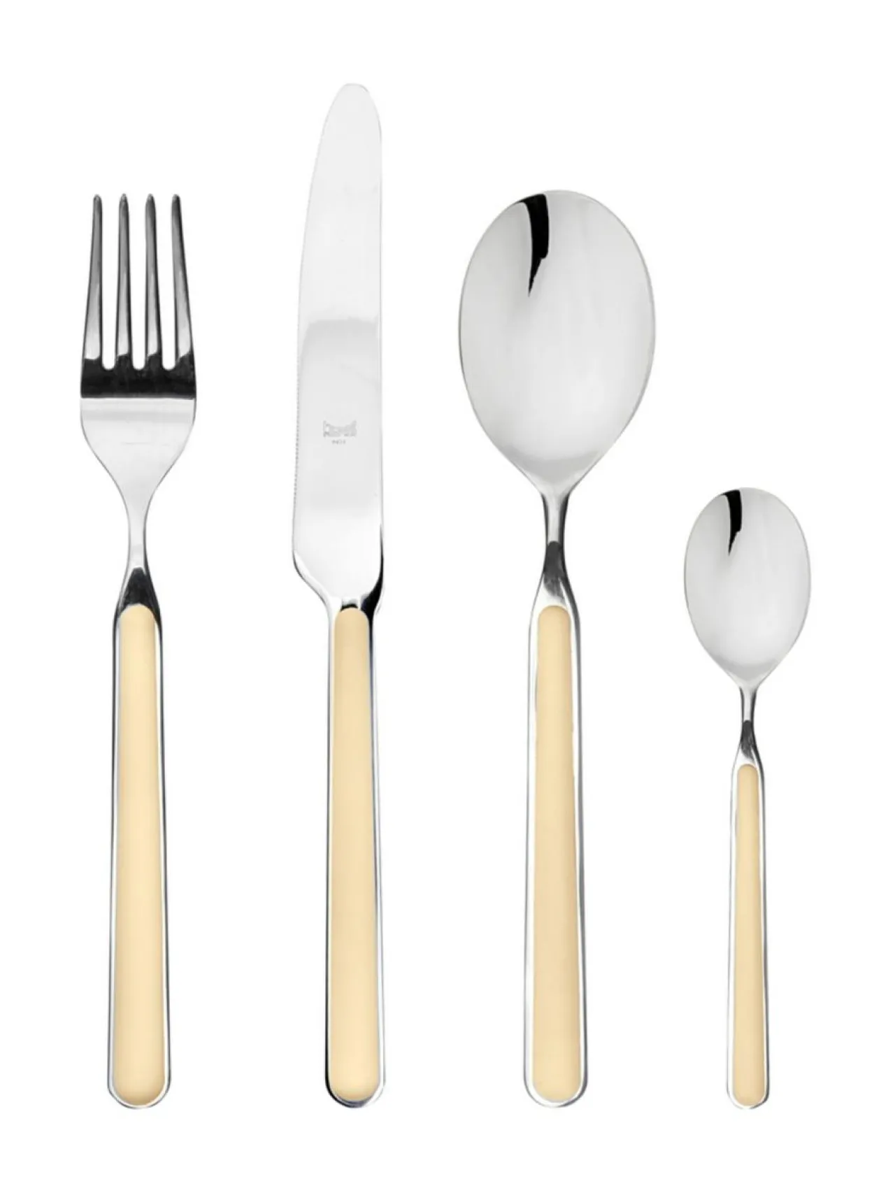 Aterimet & Tarjoiluvälineet|Mepra Fantasia aterinsetti 24 osaa VANILLA