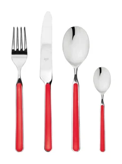 Aterimet & Tarjoiluvälineet|Mepra Fantasia aterinsetti 24 osaa RED