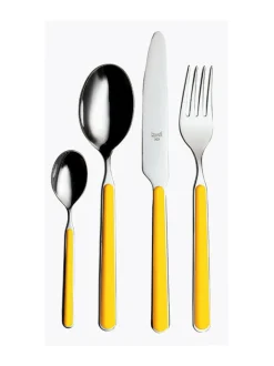 Aterimet & Tarjoiluvälineet|Mepra Fantasia aterinsetti 24 osaa SUNFLOWER