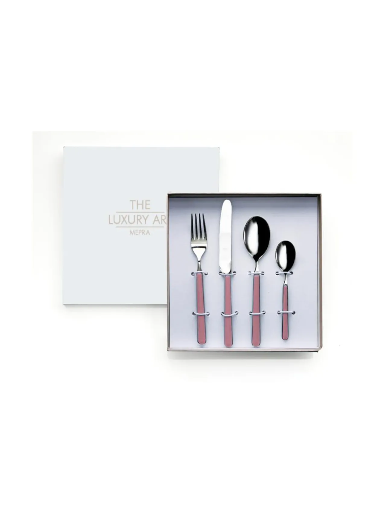 Aterimet & Tarjoiluvälineet|Mepra Fantasia lasten aterinsetti, 4 osaa PINK