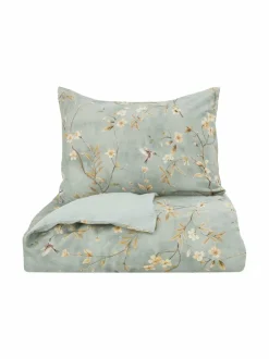 Liinavaatteet|Villa Stockmann Fantasia-tyynyliina AQUA GREEN COMBO