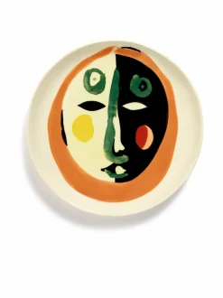 Lautaset & Kulhot|Serax Feast Face -lautanen MULTICO