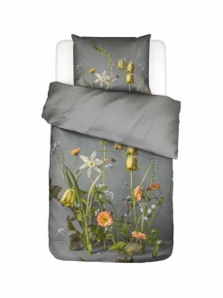 Liinavaatteet|Essenza Ficaria-pussilakanasetti 150 x 210 / 50 x 60 cm 142 GREY