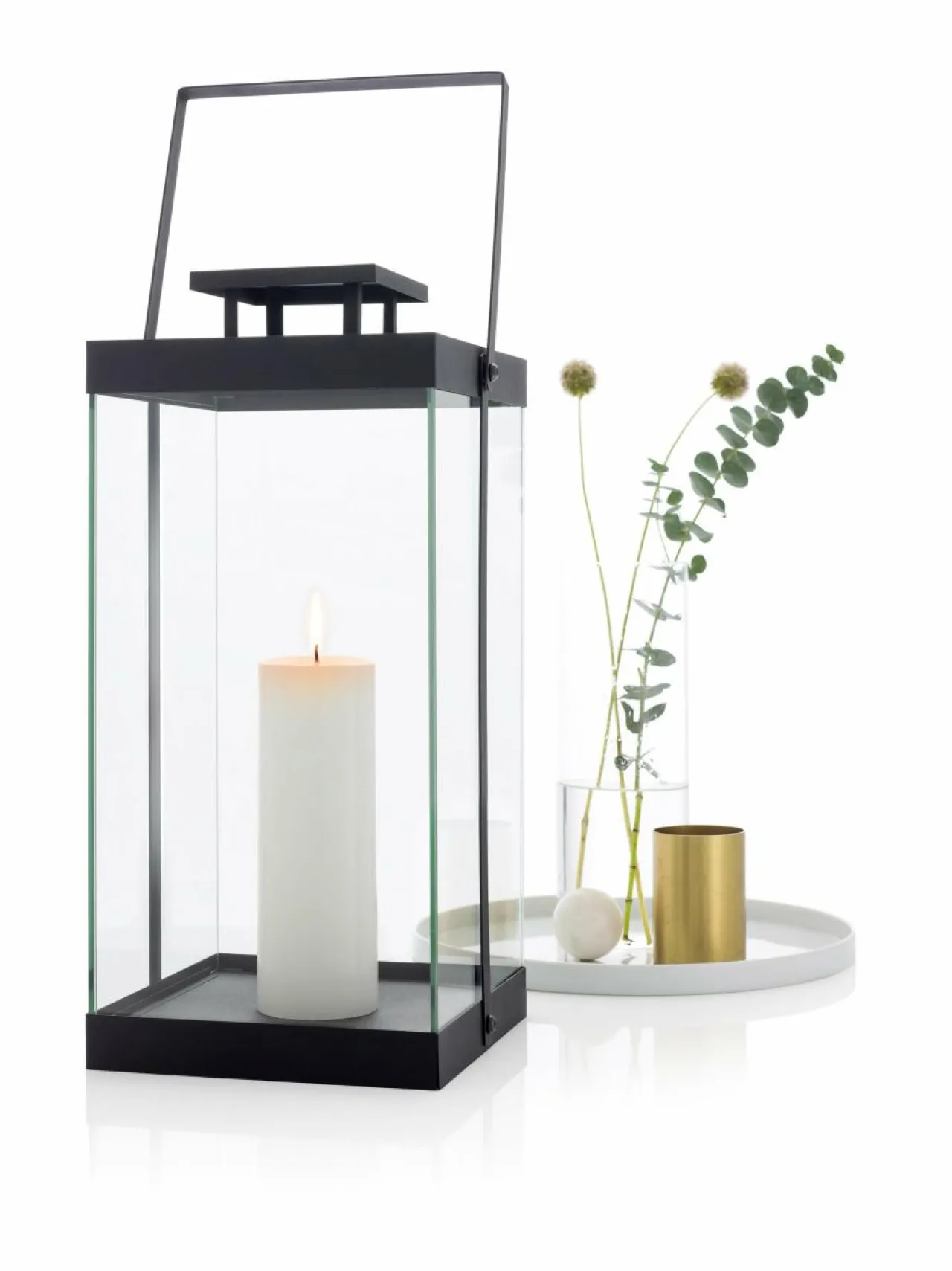 Puutarhavalaisimet & Lyhdyt|Blomus Finca L -lyhty 46 x 21,5 cm BLACK