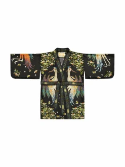 Kylpyhuonetekstiilit|Klaus Haapaniemi & Co Firebird-kimono BLACK