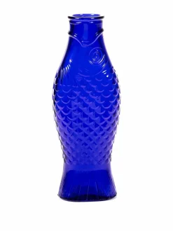 Tarjoiluastiat|Serax Fish & Fish -lasipullo 1 l BLUE