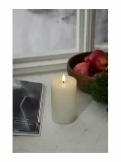 Jouluvalot|Star Trading Flamme Flow LED -kynttilä 7,5 x 7,5 x 15 cm VALKOINEN