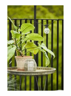 Jouluvalot|Star Trading Flamme LED IP44 -kynttilä 7,5 x 7,5 x 15 cm VALKOINEN