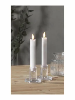 Jouluvalot|Star Trading Flamme LED antiikkikynttilä, 2 kpl VALKOINEN