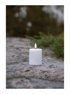 Jouluvalot|Star Trading Flamme Paula LED -kynttilä 6,1 x 6,1 x 10 cm VALKOINEN