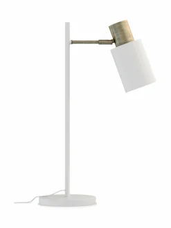 Pöytävalaisimet|Design by Grönlund Flare-pöytävalaisin MATT WHITE / MATT BRASS