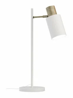 Pöytävalaisimet|Design by Grönlund Flare-pöytävalaisin MATT WHITE / MATT BRASS