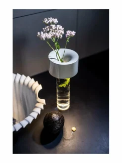 Pöytävalaisimet|Foscarini Fleur Bianco -pöytävalaisin WHITE