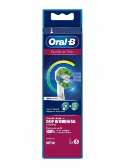 Hampaidenhoito|Oral-B FlossAction CleanMaximiser -vaihtoharjat 3-pack WHITE