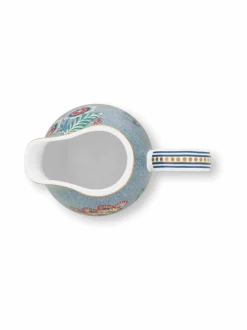 Tarjoiluastiat|PIP Studio Flower Festival -kannu 250 ml BLUE