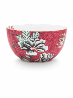 Lautaset & Kulhot|PIP Studio Flower Festival -kulho 12 cm DARK PINK