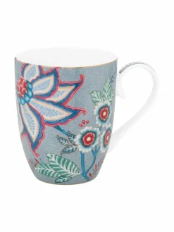 Mukit & Kupit & Asetit|PIP Studio Flower Festival Large -muki 350 ml BLUE