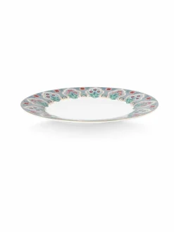 Lautaset & Kulhot|PIP Studio Flower Festival -lautanen 21 cm BLUE