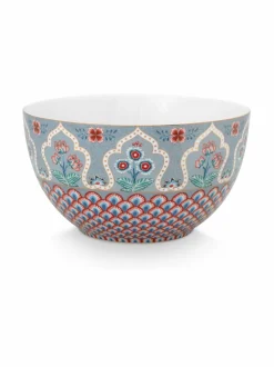 Lautaset & Kulhot|PIP Studio Flower Festival Scallop -kulho 18 cm BLUE