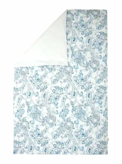 Liinavaatteet|Villa Stockmann Flujo-pussilakana SOFT WHITE/BLUE COMBO